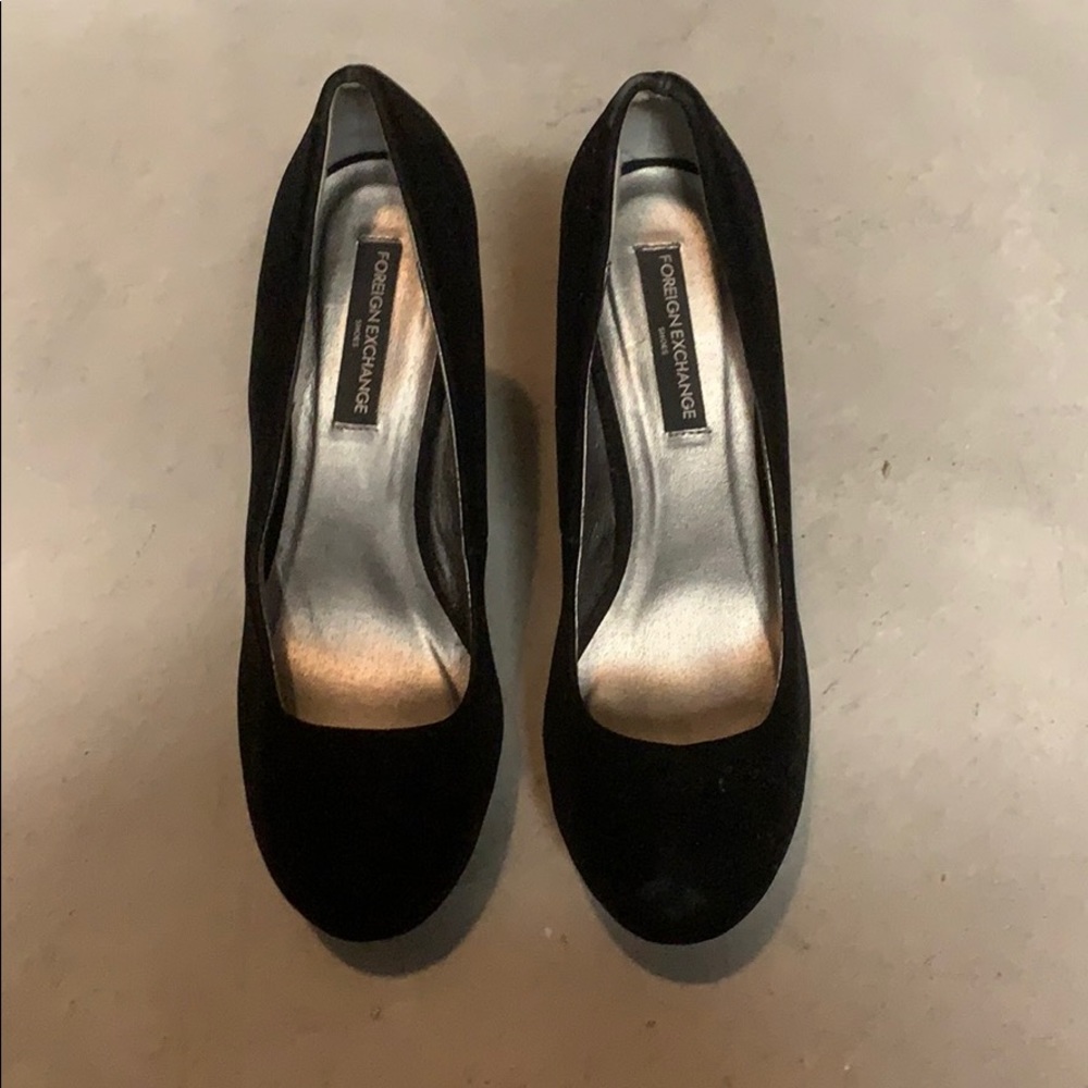 Black Velvet Heels